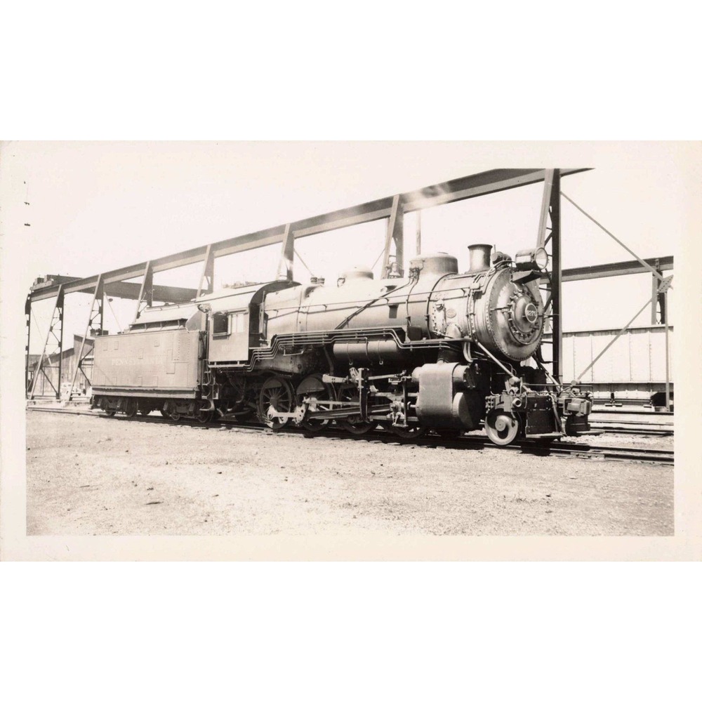 PRR Pennsylvania Railroad 2-8-0 #8276 Steam Locomotive Vintage Roster Photo